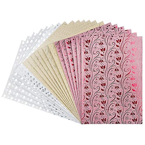 Ideen mit Herz Effekt-Papiere | Glitzer-Mix | DIN A4 | selbstklebend | 3 verschiedene Designs | 20 Stück Ideen mit Herz Effekt-Papiere | Glitzer-Mix | DIN A4 | selbstklebend | 3 verschiedene Designs | 20 Stück von Ideen mit Herz