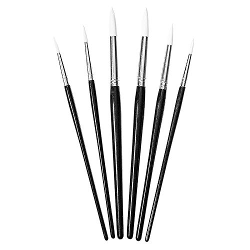 Ideen mit Herz Haarpinsel-Set aus Acrylhaar, 6 Stück, Rund-Pinsel, Verschiedene Größen, perfekt geeignet für Schule, Malen, Künstler, UVM. Ideen mit Herz Haarpinsel-Set aus Acrylhaar, 6 Stück, Rund-Pinsel, Verschiedene Größen, perfekt geeignet für Schule, Malen, Künstler, UVM. von Ideen mit Herz