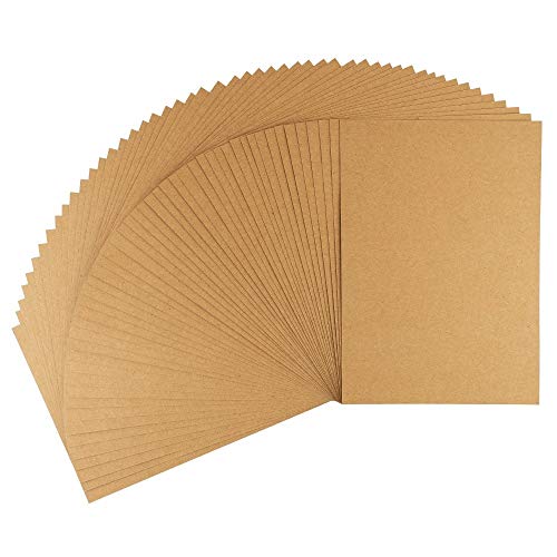 Ideen mit Herz Kraftpapier | Premium Kartonpapier | Bastelpapier | Kartonpapier | Kraftkarton | Pappe zum Basteln | 220 g/m² (Din A3 | 50 Blatt) von Ideen mit Herz