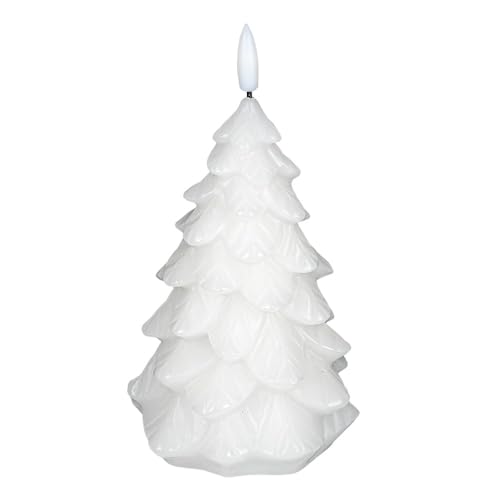 Ideen mit Herz LED-Kerze aus Echtwachs | Weihnachtskerze | Tannenbaum 2 | Ø 9 cm | 18 cm hoch | warmweiß | mit Timer-Funktion | batteriebetrieben Ideen mit Herz LED-Kerze aus Echtwachs | Weihnachtskerze | Tannenbaum 2 | Ø 9 cm | 18 cm hoch | warmweiß | mit Timer-Funktion | batteriebetrieben von Ideen mit Herz