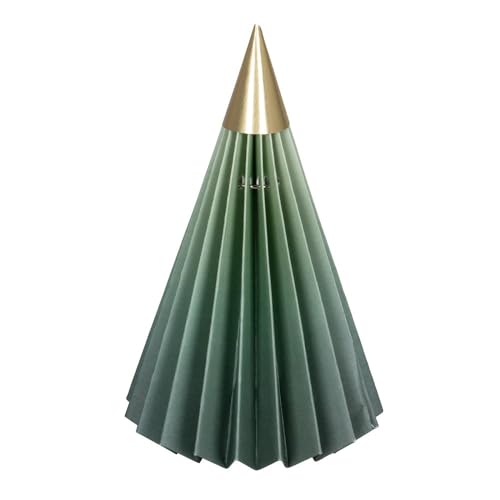Ideen mit Herz Magnet-Falt-Tanne | Waben-Baum | Deko-Baum Weihnachten | Advent | 12,5 cm hoch | Ø 8,5 cm (Design 4) von Ideen mit Herz