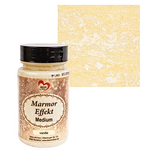 Ideen mit Herz Marmor-Effekt-Medium, 90ml (vanille) von Ideen mit Herz