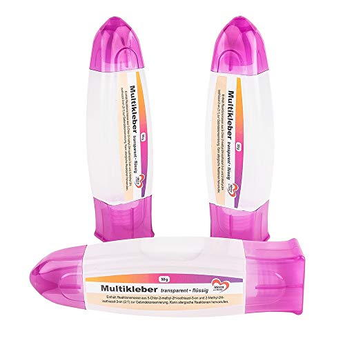 Ideen mit Herz Multikleber | flüssig | transparent | 3er-Pack | je Tube 50g | Klebestift mit zwei Spitzen | fein & breit | ideal für Kinder & Erwachsene Ideen mit Herz Multikleber | flüssig | transparent | 3er-Pack | je Tube 50g | Klebestift mit zwei Spitzen | fein & breit | ideal für Kinder & Erwachsene von Ideen mit Herz