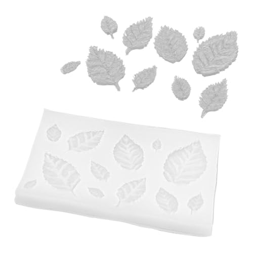 Ideen mit Herz Silikonform | Blätter 1 | Für 12 Blätter in verschiedenen Größen | Gießform für Epoxidharz, UV-Resin-Lack oder Gips von Ideen mit Herz