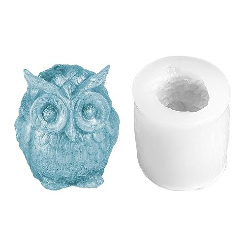 Ideen mit Herz Silikonform Eule | Größe Figur: 4,8 cm x 3,7 cm x 4 cm von Ideen mit Herz