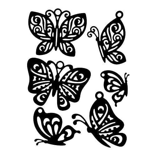 Ideen mit Herz Stanzschablonen, Schmetterlinge 3, 6 Stück von Ideen mit Herz