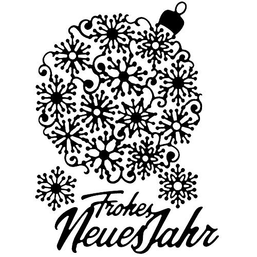 Ideen mit Herz Stanzschablonen, Weihnachtskugel 3, 4 Stück von Ideen mit Herz