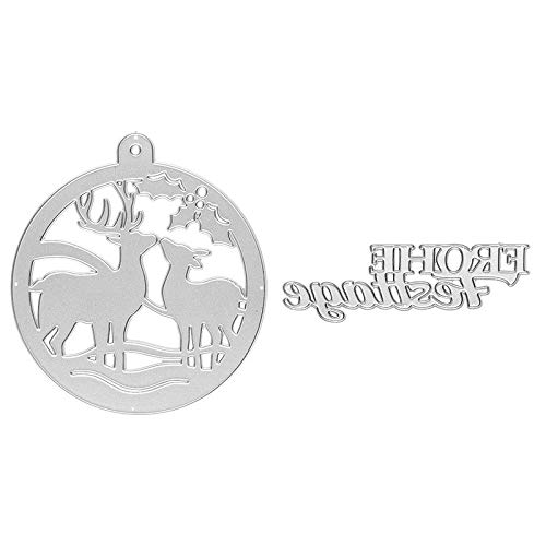 Ideen mit Herz Stanzschablonen | Weihnachtskugel 1 | 2 Stück Ideen mit Herz Stanzschablonen | Weihnachtskugel 1 | 2 Stück von Ideen mit Herz