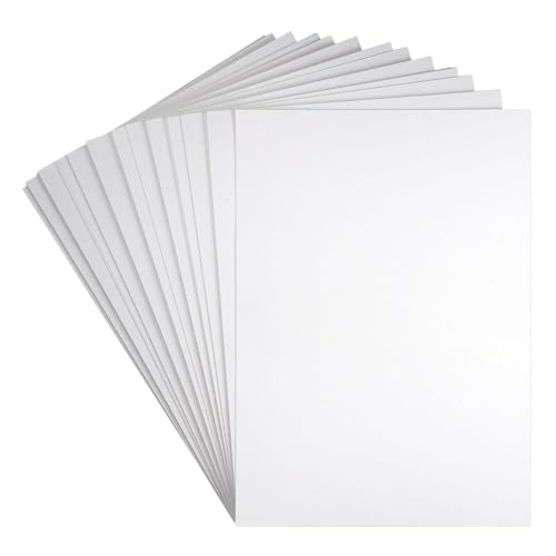 Ideen mit Herz Tonkarton | DIN A4 | 230g/m² | weiß | blanko | 100 Bogen | Bastelpapier | Bastelkarton | Tonpapier | Fotokarton | weißes Papier von Ideen mit Herz