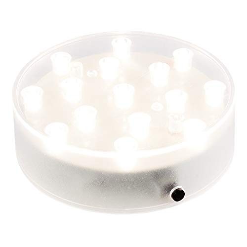 LED-Leuchtsockel | Light Base | rund | Ø 10 cm | 3,2 cm hoch | 15 LEDs | warmweiß LED-Leuchtsockel | Light Base | rund | Ø 10 cm | 3,2 cm hoch | 15 LEDs | warmweiß von Ideen mit Herz