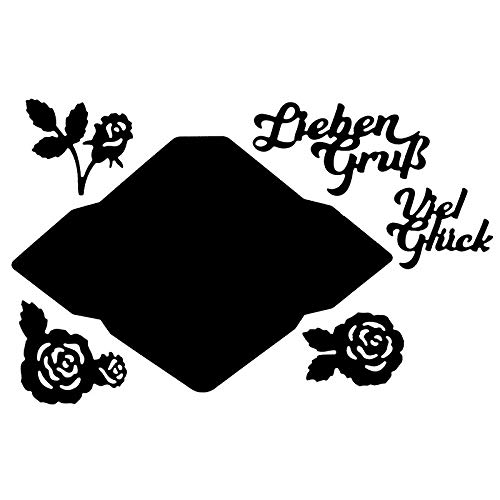 Ideen mit Herz Präge- & Stanzschablonen | Briefumschlag | 6 Stück | Passend für gängige Stanzmaschinen Ideen mit Herz Präge- & Stanzschablonen | Briefumschlag | 6 Stück | Passend für gängige Stanzmaschinen von Ideen mit Herz