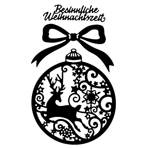 Ideen mit Herz Präge-& Stanzschablonen | Weihnachtskugel | 3 Stück Ideen mit Herz Präge-& Stanzschablonen | Weihnachtskugel | 3 Stück von Ideen mit Herz