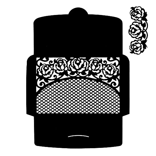 Ideen mit Herz Stanzschablone | Briefumschlag mit Blütenornament | 2 Stück Ideen mit Herz Stanzschablone | Briefumschlag mit Blütenornament | 2 Stück von Ideen mit Herz