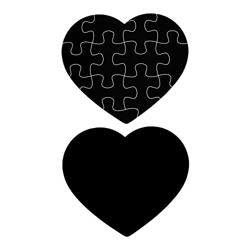 Ideen mit Herz Stanzschablonen, Herz & Puzzle-Herz, 2 Stück von Ideen mit Herz
