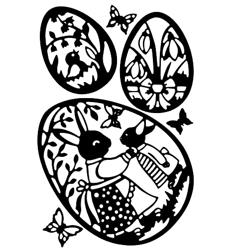 Ideen mit Herz Stanzschablonen, Ostereier & Schmetterlinge, 6 Stück von Ideen mit Herz