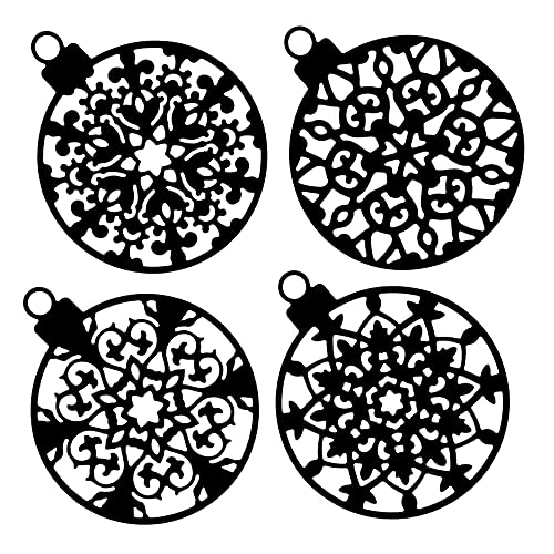 Ideen mit Herz Stanzschablonen, Weihnachtskugeln 2, 4 Stück Ideen mit Herz Stanzschablonen, Weihnachtskugeln 2, 4 Stück von Ideen mit Herz
