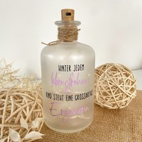 Abschiedsgeschenk Kindergarten/Leuchtflasche Besonderes Geschenk Für Erzieherinnen Milchglasflasche Abschiedsgeschenk Kindergarten/Leuchtflasche Besonderes Geschenk Für Erzieherinnen Milchglasflasche von IdeenAnker