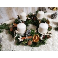 Adventskranz, Frisch in Creme, Duftkranz Adventskranz, Frisch in Creme, Duftkranz von Ideenschmiede02