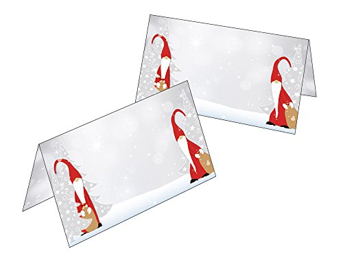 10 Tischkarten/Geschenkanhänger Weihnachten Weihnachtswichtel 2522 von Ideenstadl