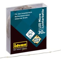 Idena Lichterkette 3.2 m silber von Idena