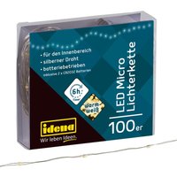 Idena Lichterkette 10.2 m silber von Idena