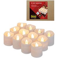 12 Idena LED-Teelichter weiß 12 Idena LED-Teelichter weiß von Idena