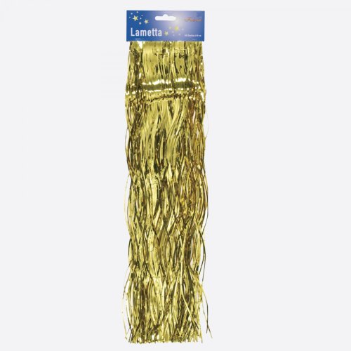 Deko Lametta gold, 300 Streifen, ca. 48cm von Idena