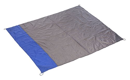 Idena 38194 - Outdoor Decke, ca. 140 x 170 cm für 2 bis 4 Personen, passt in die Hosentasche, wasserfest, leicht, ideal für Camping, Picknick, Festival, Strand, auf Reisen, als Zudecke oder Regencape von Idena