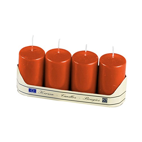 Idena Kerzen / 50x90mm / 4 Stück/Rot, Wachs, 10.2x9.8x9.1 cm Idena Kerzen / 50x90mm / 4 Stück/Rot, Wachs, 10.2x9.8x9.1 cm von Idena