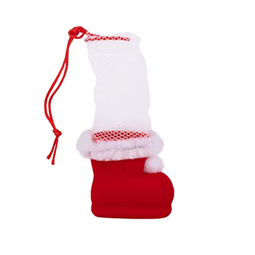 Idena 8550024 - Nikolausstiefel, Rot, Nikolaus, zum Befüllen, Geschenk, Verpackung, Weihnachten von Idena