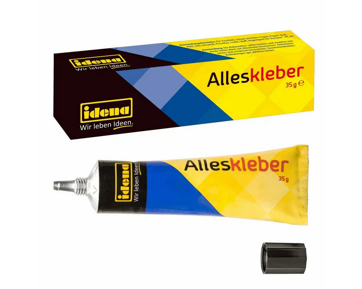 Idena Büro-Set Idena Alleskleber 35g Tube - Starker Universalkleber für Papier, Karto Idena Büro-Set Idena Alleskleber 35g Tube - Starker Universalkleber für Papier, Karto von Idena