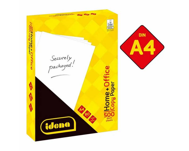 Idena Büro-Set Idena Kopierpapier Home + Office 80g/m² weiß DIN A4 - 500 Blatt von Idena