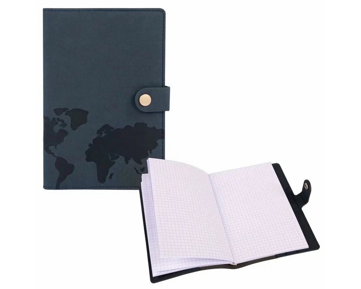 Idena Büro-Set Idena Notizbuch A5 kariert 100g/m² Premium Papier schwarz Idena Büro-Set Idena Notizbuch A5 kariert 100g/m² Premium Papier schwarz von Idena