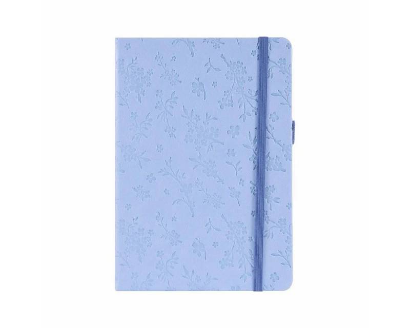 Idena Büro-Set Idena Notizbuch Floral DIN A5 kariert - 80 Blatt Premium Papier 80g/m² von Idena