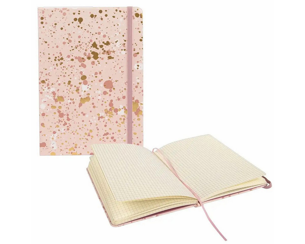 Idena Büro-Set Idena Notizbuch Sparkle Premium kariert rosé 14x20cm 100g/m² Idena Büro-Set Idena Notizbuch Sparkle Premium kariert rosé 14x20cm 100g/m² von Idena