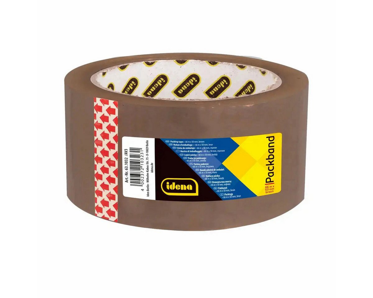 Idena Büro-Set Idena Packband Geräuscharm - Premium Klebeband Braun 5cm x 66m für Pro Idena Büro-Set Idena Packband Geräuscharm - Premium Klebeband Braun 5cm x 66m für Pro von Idena