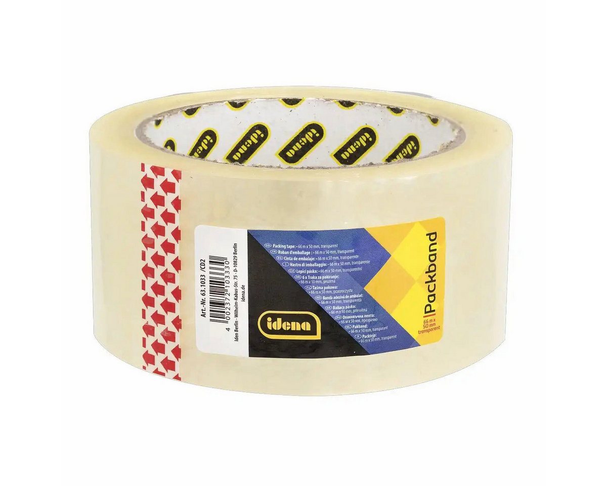 Idena Büro-Set Idena Packband geräuscharm transparent 5cmx66m Idena Büro-Set Idena Packband geräuscharm transparent 5cmx66m von Idena