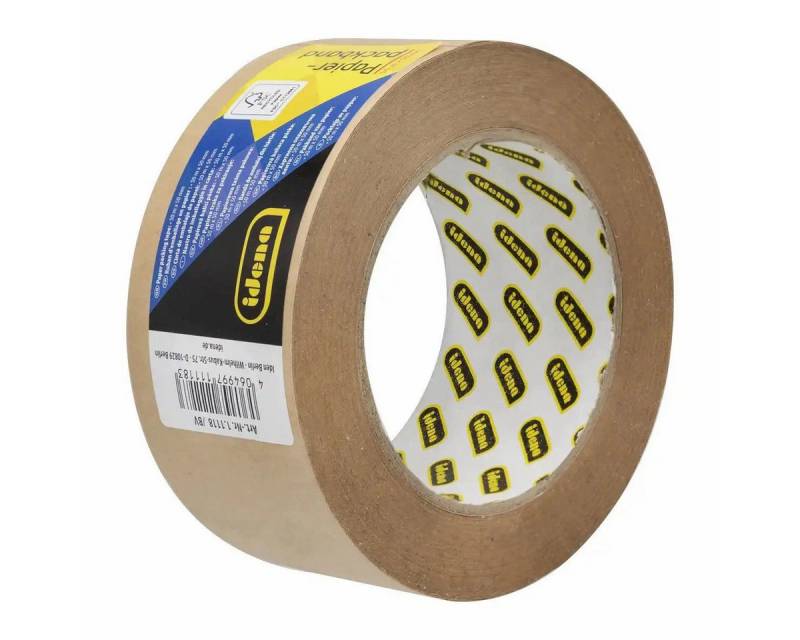 Idena Büro-Set Idena Papierpackband Extra Stark - 50mm x 50m Profi-Klebeband für sich von Idena