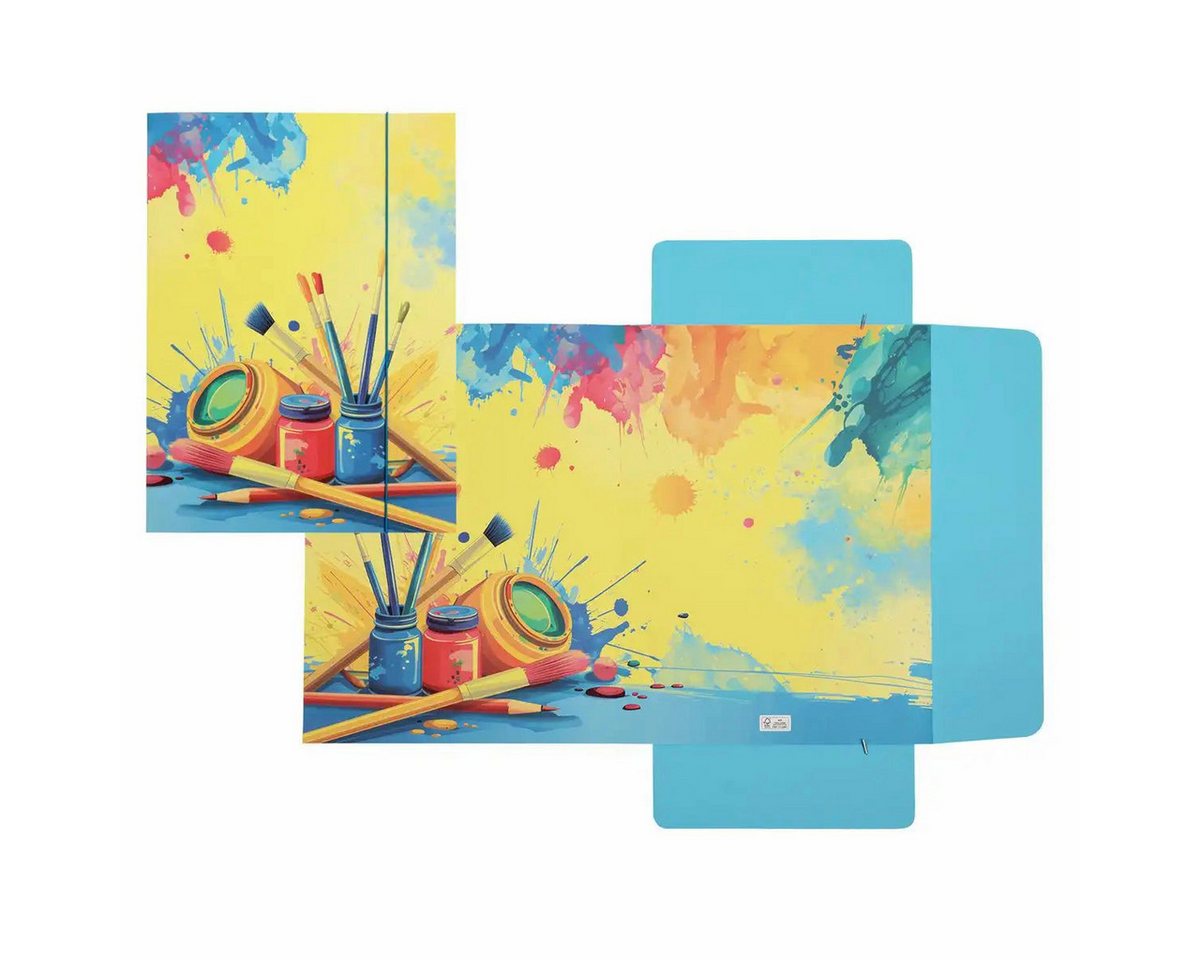 Idena Büro-Set Idena Premium Sammelmappe A3 - Robuste Pinselmappe mit Gummizug 400g/m Idena Büro-Set Idena Premium Sammelmappe A3 - Robuste Pinselmappe mit Gummizug 400g/m von Idena