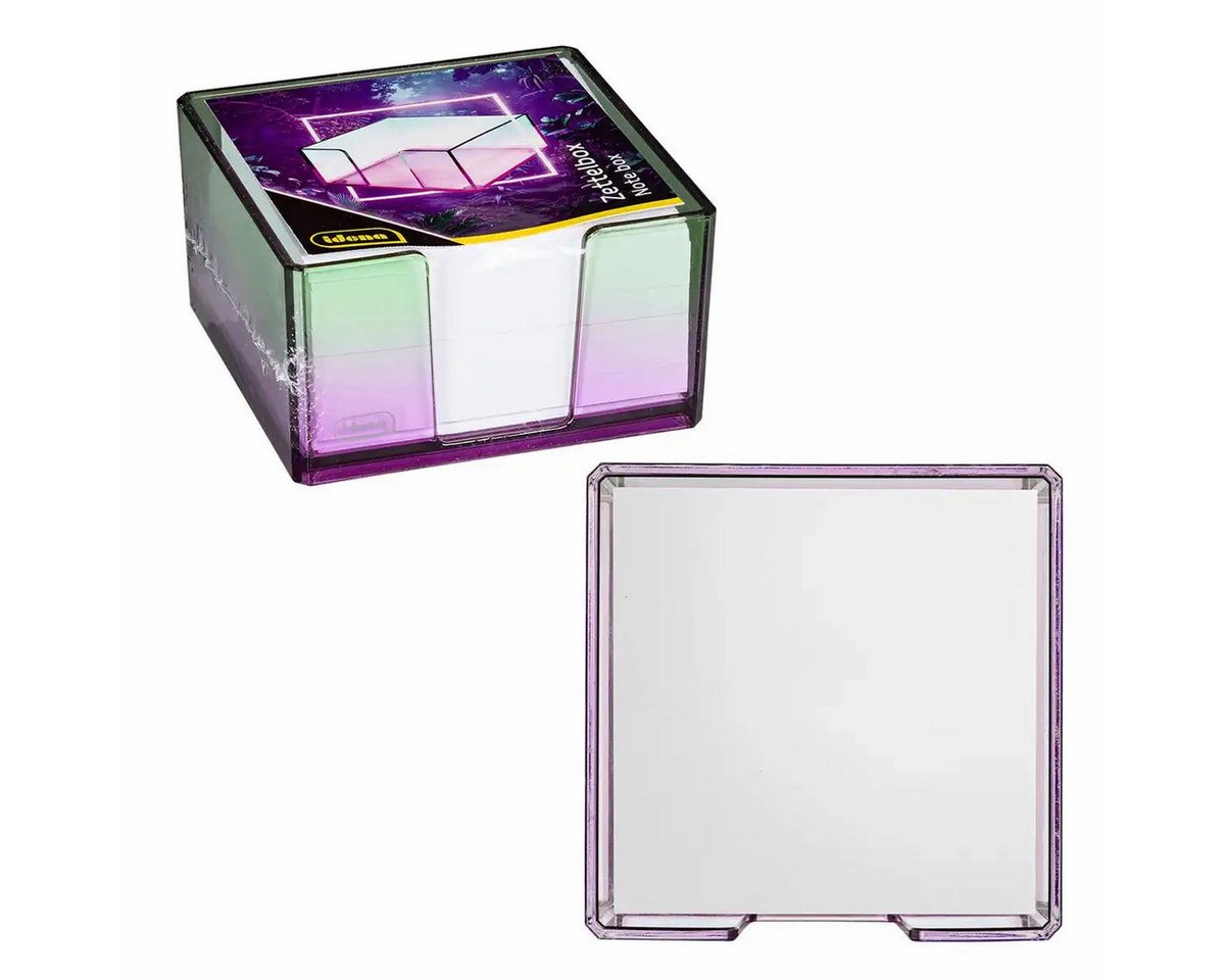 Idena Büro-Set Idena Zettelbox Bicolor Acryl 450 Blatt 80g/m² pink/grün 103x103x57mm Idena Büro-Set Idena Zettelbox Bicolor Acryl 450 Blatt 80g/m² pink/grün 103x103x57mm von Idena