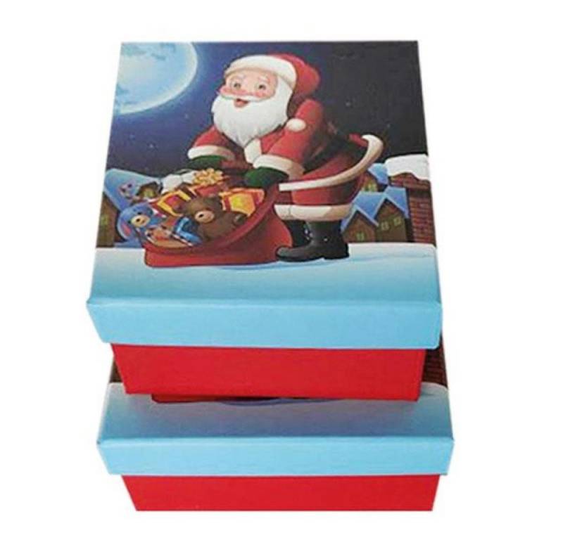 Idena Geschenkbox Weihnachten 2er Santa, Geschenkverpackung Weihnachtsverpackung Geschenkschachtel Idena Geschenkbox Weihnachten 2er Santa, Geschenkverpackung Weihnachtsverpackung Geschenkschachtel von Idena