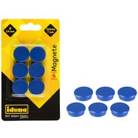 Idena Magnete Idena Magnete 6St. blau Ø24mm blau von Idena