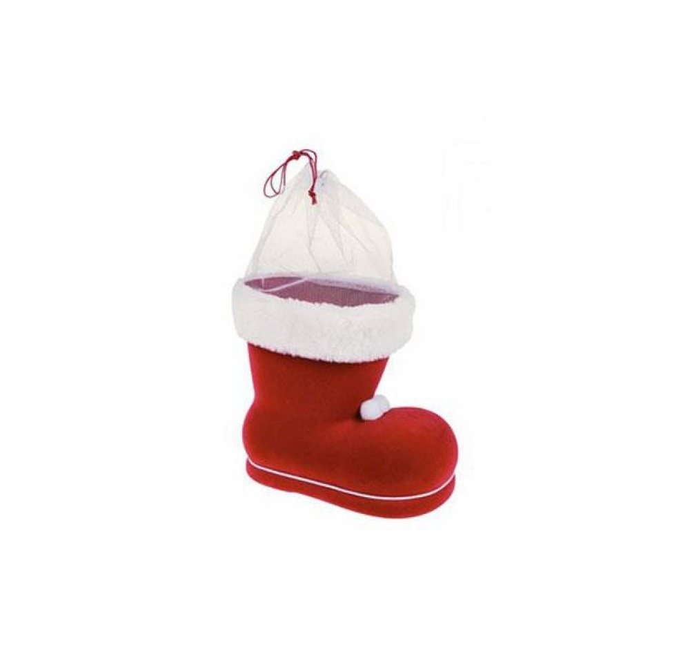 Idena Nikolausstiefel 8550024 - Nikolausstiefel beflockt rot, 5 cm aus Samt Rot Weihnachtsstiefel Klein Weihnachten Xmas Idena Nikolausstiefel 8550024 - Nikolausstiefel beflockt rot, 5 cm aus Samt Rot Weihnachtsstiefel Klein Weihnachten Xmas von Idena