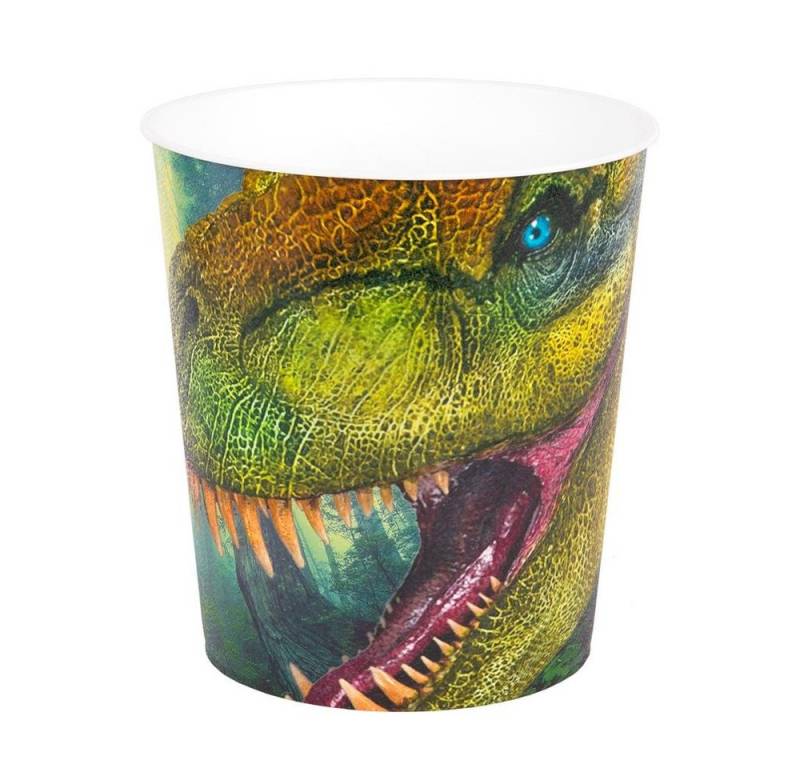 Idena Papierkorb Dinosaurier Motiv, 9 Liter, Kunststoff, Mülleimer für Kinderzimmer, Grün von Idena