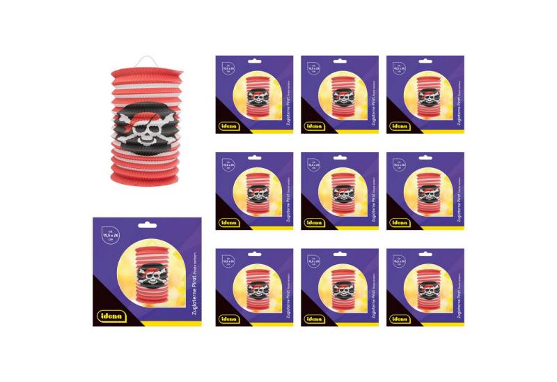 Idena Umzugslaterne Idena Bundle Zuglaterne Pirate 10 Stück von Idena