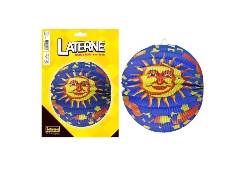 Idena Umzugslaterne Idena Lampion Sonne/Mond D26cm FSC-Mix von Idena