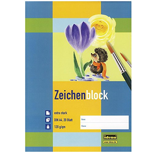 Idena Zeichenblock A4, 20 Blatt 120 gr von Idena