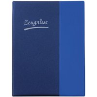 Idena Zeugnismappe DIN A4 blau/dunkelblau von Idena