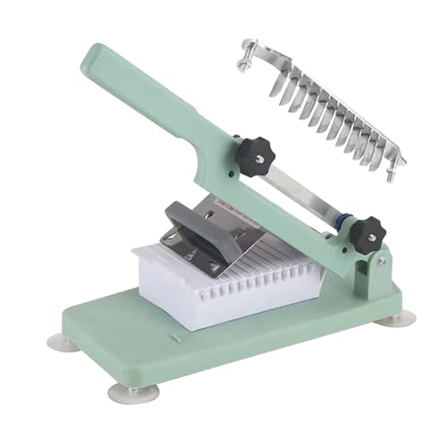 Idezek Gefrorener Fleischschneider,Aufschnittschneider Edelstahl - Abnehmbarer Fleischschneider, Haushaltsschneidemaschine, Küchenwerkzeuge für Rindfleisch, Gemüse, Fleisch von Idezek