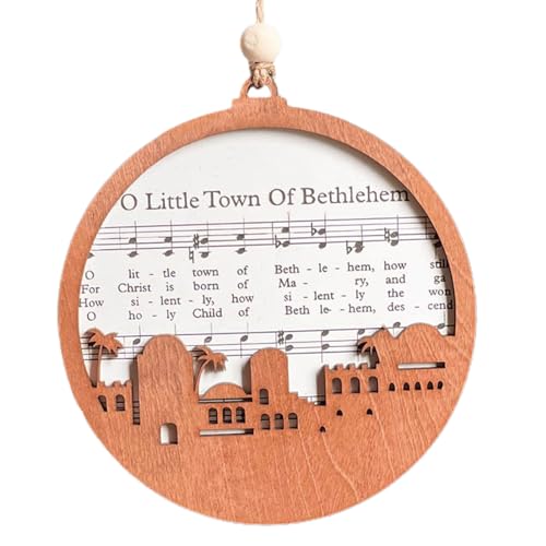 Idezek Notenbaumschmuck | Notenornament aus | Baumschmuck, Weihnachtsdekoration für Weihnachtsbaum, Neujahrsparty-Zubehör von Idezek